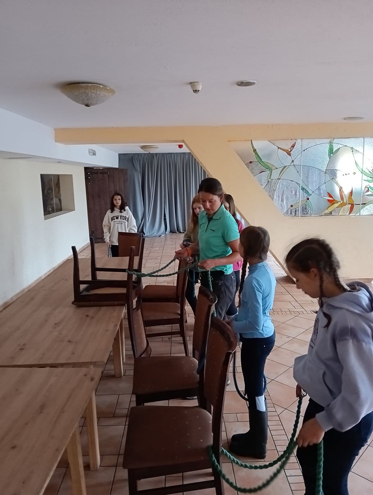 Ćwiczymy bezpieczny węzeł - obóz jeździecki Horseback